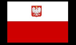 Polish Flag With Shield